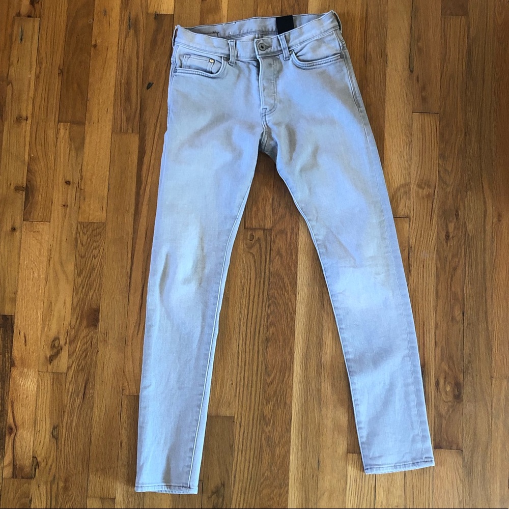 H&M Men’s Light Gray Slim Jeans